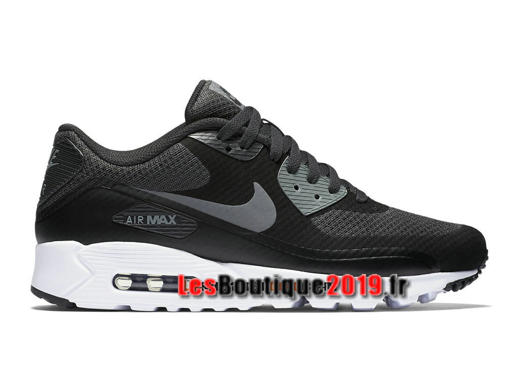 Nike Air Max 90 Ultra Essential Chaussures Nike Sportswear Pas Cher Pour Homme Noir Blanc 819474 ...